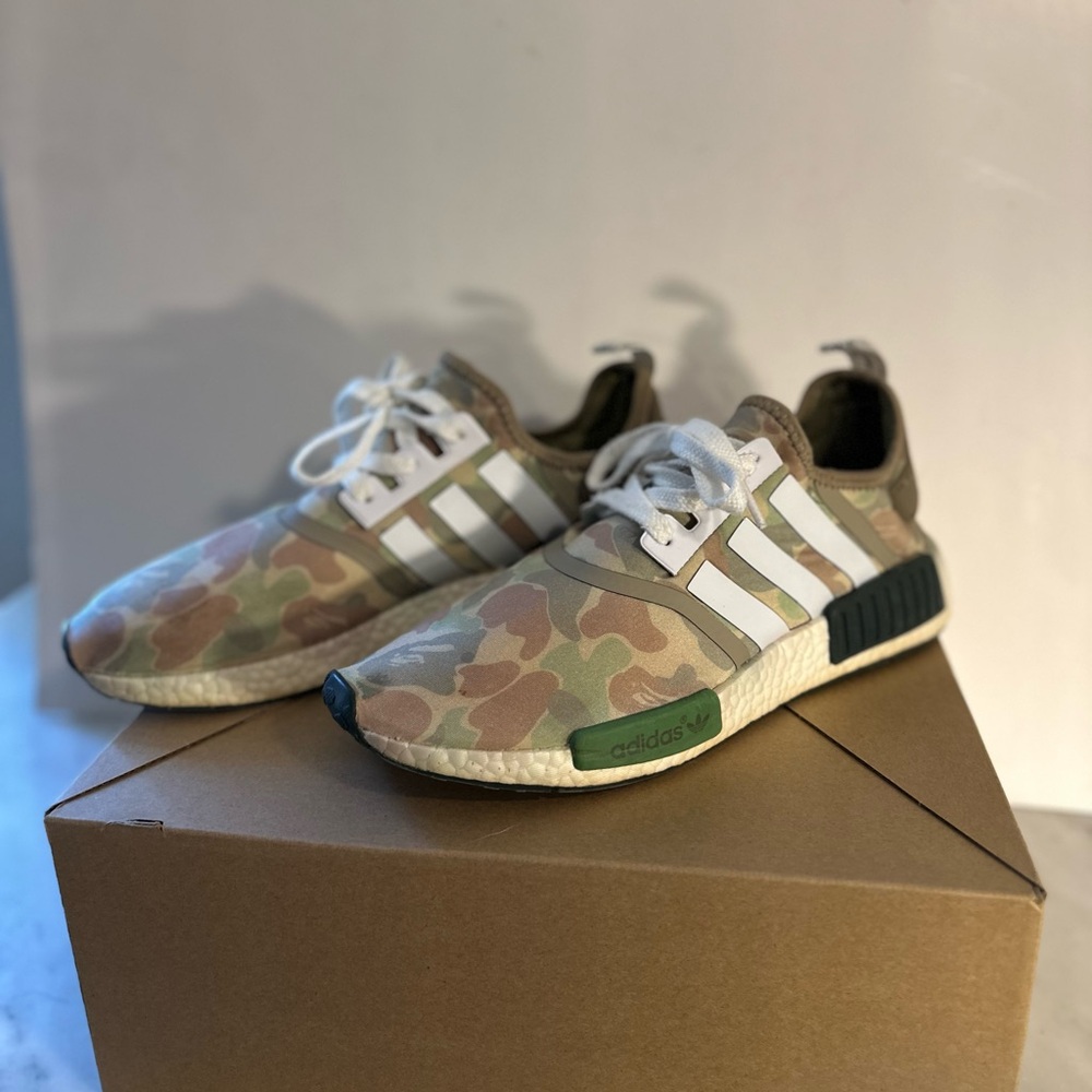 BAPE x NMD_R1 ‘Olive Camo’